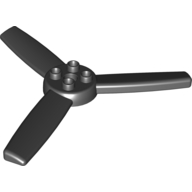 Lego Duplo Rotor 3 Blade for Large Helicopter (Propeller) / Black