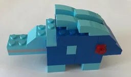 10698 Blue dinosaur