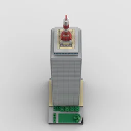 Prudential Tower at 1/650th Scale