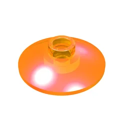 Dish 2 x 2 Inverted [Radar] / Trans-Orange