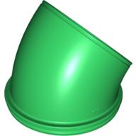 Lego Duplo Ball Tube 45° Turn / Green