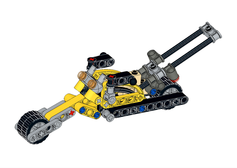 Lego Short Chopper Motorcicle