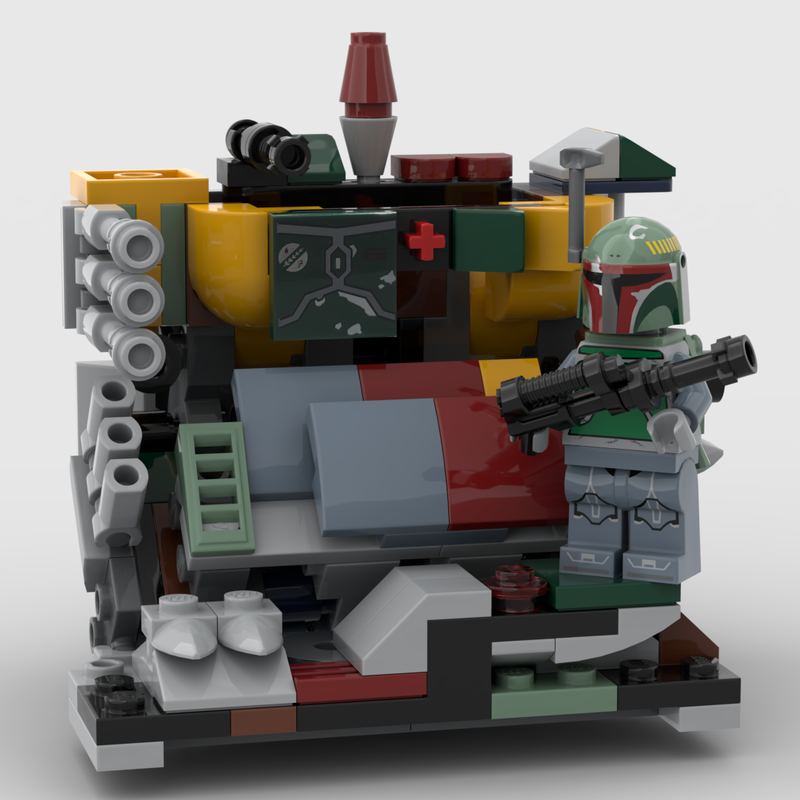 Lego Boba Fett Mech Hallway
