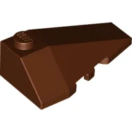 Brick Wedged, Sloped 4 x 2 Triple Right / Reddish Brown