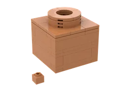 Upscaled 1x1x2/3 Brick/Plate