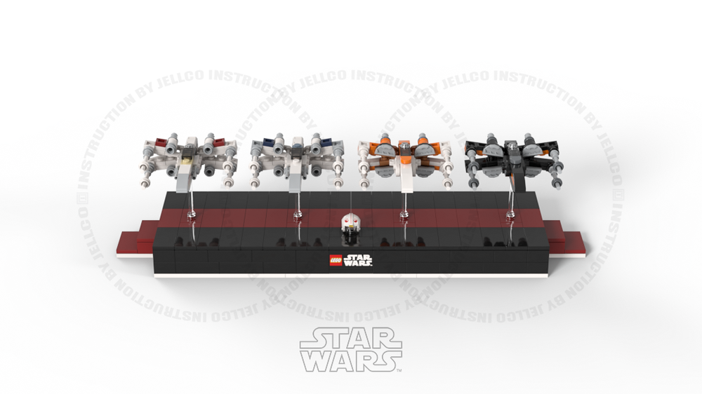 Lego Ultramicro T65B & T70 Rebel Starfighters Desktop version