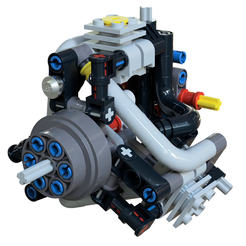 Lego 3 Cylinder Radial Engine