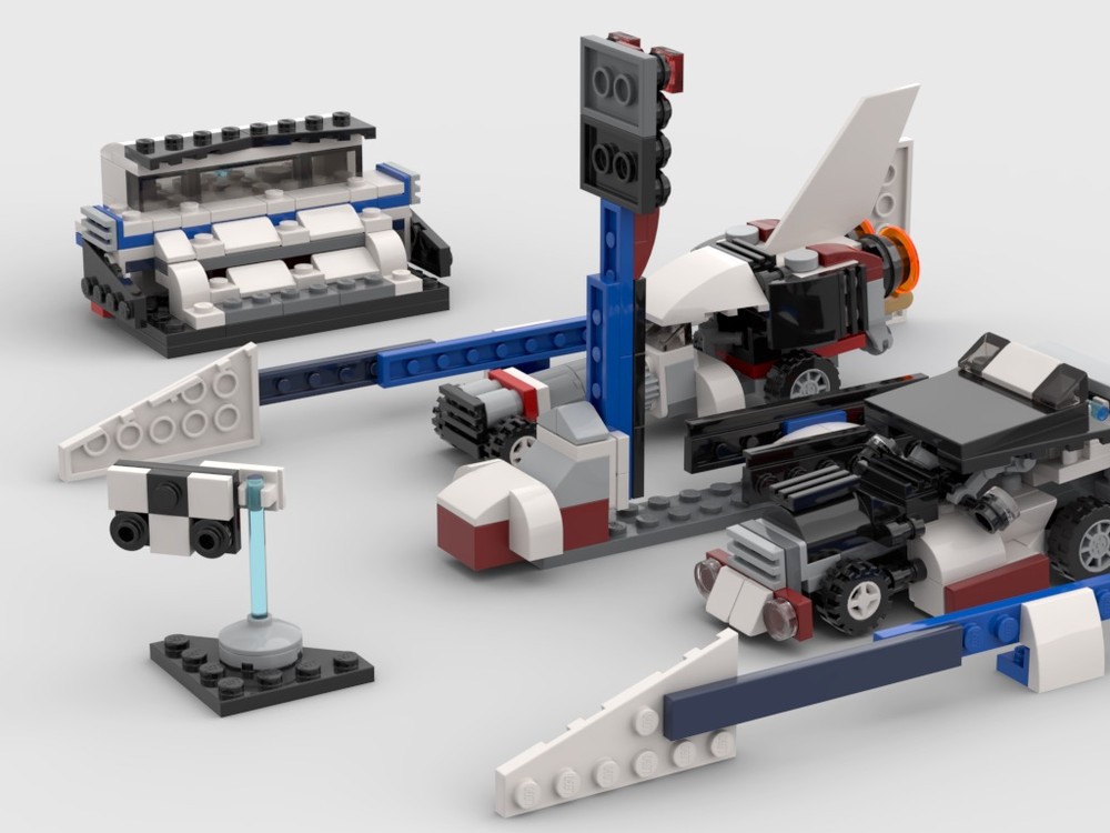 Lego 31091 Grandstand for Drag Race