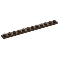 Plate 1 x 12 / Dark Brown