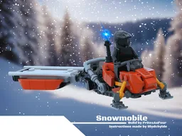 Ski Resort First Aiders Snowmobile