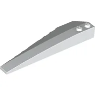 Brick Wedged, Curved 10 x 3 Right / White