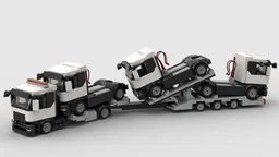 Truck transport truck