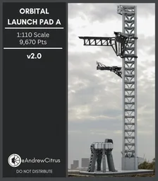 1:110 Starbase Orbital Launch Pad A