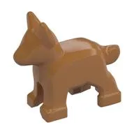 Animal, Dog, Small (Puppy), Alsatian / German Shepherd (Police Dog) [Plain] / Medium Nougat