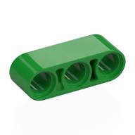 Lego Technic Beam 1 x 3 Thick / Bright Green