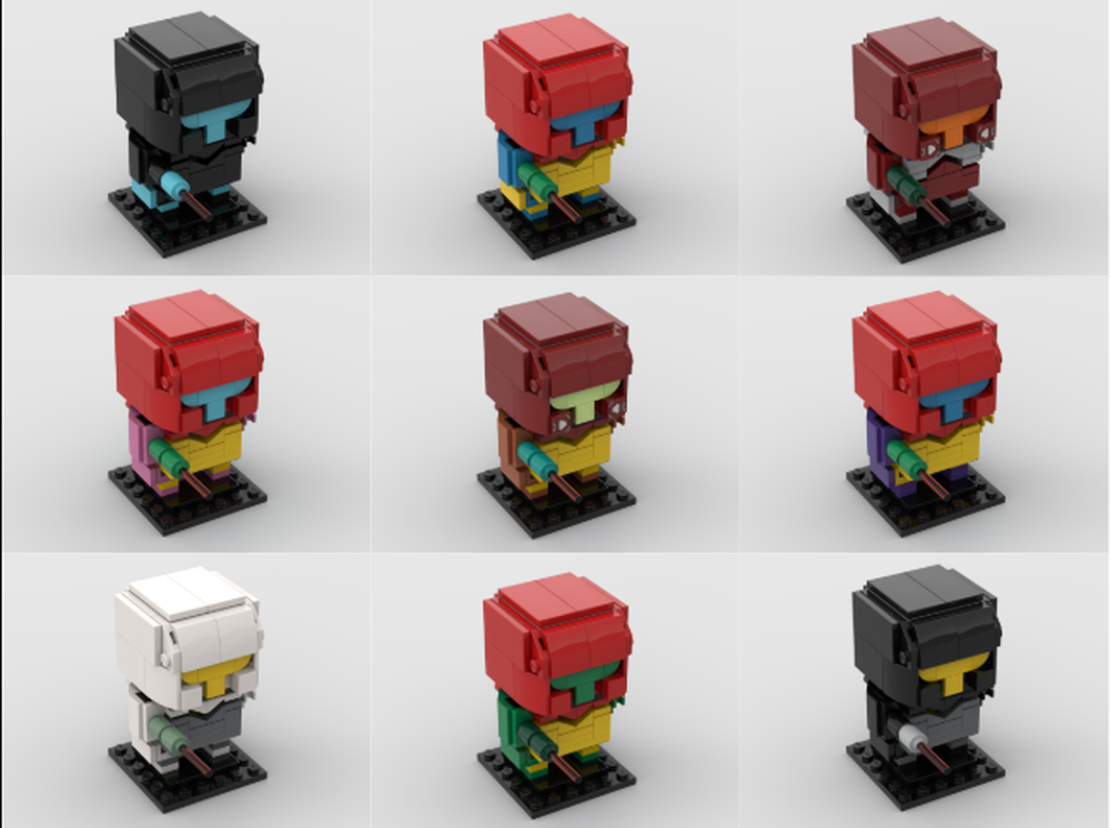 Lego Samus Brickheadz Collection