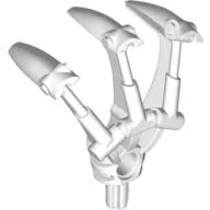 Large Figure Weapon, Claw, Triple, with Axle / White