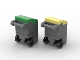 Wheelie Bins - Minifig Scaled