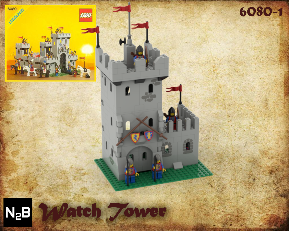 Lego Watch Tower - Alternative build 1 Lego Set 6080 King's Castle