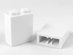 Brick 1 x 2 x 2 with Inside Axle Holder