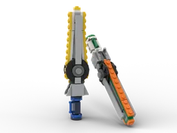 LEGO Splatoon 3 Splatana Stamper & Splatana Stamper Nouveau