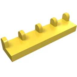 Hinge Tile 1 x 4 / Yellow