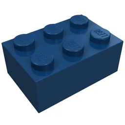 Brick 2 x 3 / Dark Blue