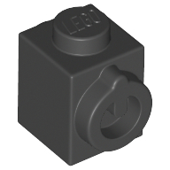 Lego Brick Special 1 x 1 with Stud on Side and Conductive Element on Opposite Side