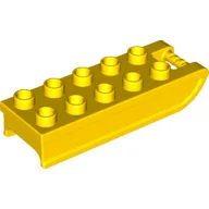 Duplo Sleigh / Sled, 2 x 6 with 10 Studs and Cutout / Yellow