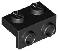 Bracket 1 x 2 - 1 x 2 / Black