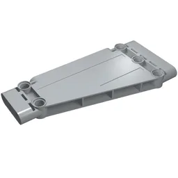 Technic Panel 5 x 11 x 1 Tapered / Light Bluish Gray