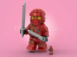 Ninjago Kai (Up scaled minifigure)