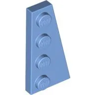Wedge Plate 4 x 2 Right / Medium Blue