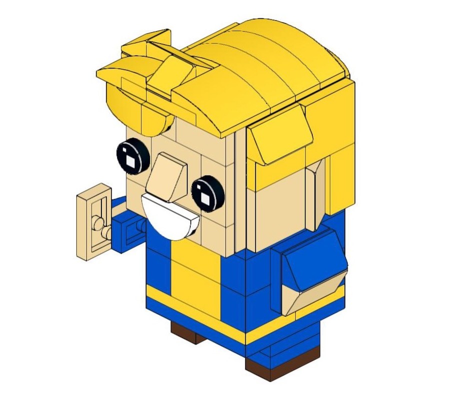 Lego Fallout Vault Boy