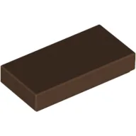 Tile 1 x 2 with Groove / Brown