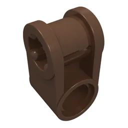 Technic Axle and Pin Connector Perpendicular / Brown