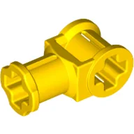 Technic Axle Connector with Axle Hole / Yellow