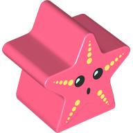 Lego Duplo Brick Special 2 x 2 x 2, Star with Starfish Face Print