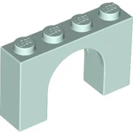 Brick Arch 1 x 4 x 2 / Light Aqua