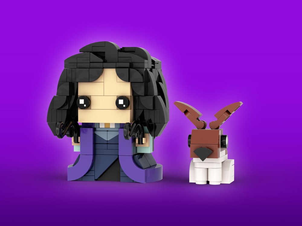 Lego Agatha Harkness Brickheadz LEGO MOC - Marvel Studios WandaVision