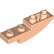 Brick Curved Inverted 4 x 1 / Light Nougat