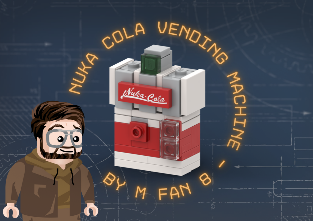 Lego Nuka Cola vending machine - Fallout game