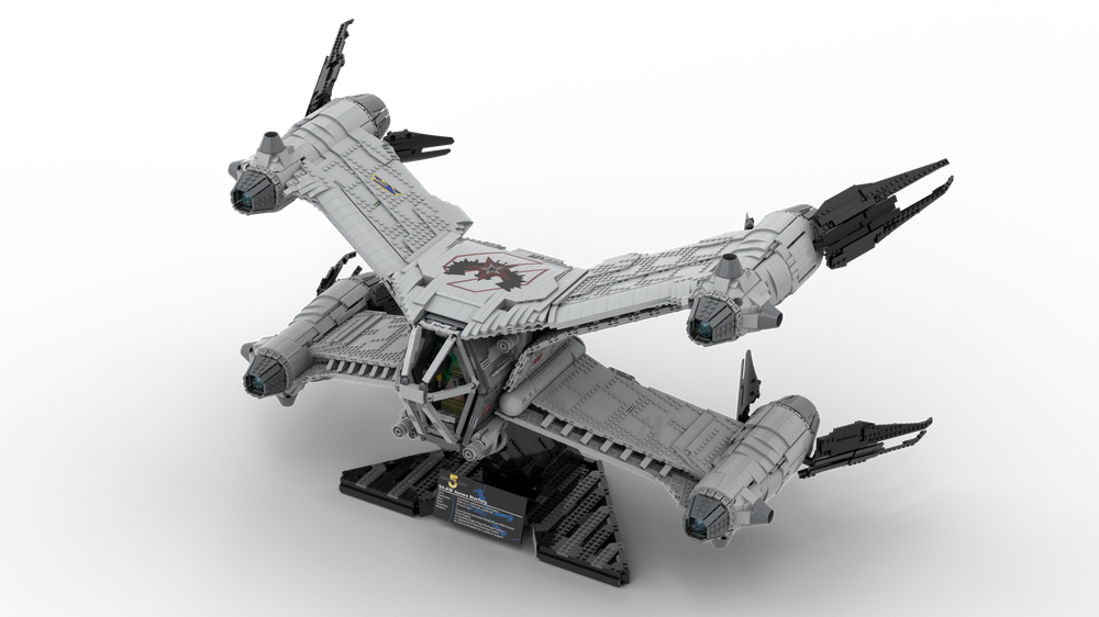 Lego Babylon 5 Earth Alliance SA-23E Aurora Starfury - UCS Scale