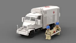 Praga V3S Box Wagon Medical Truck - United Nations
