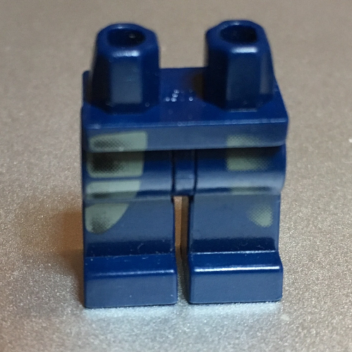 Lego Hips and Dark Blue Legs with Dark Gray Pockets on Both Sides Print (Deep Sea Dash) / Dark Blue