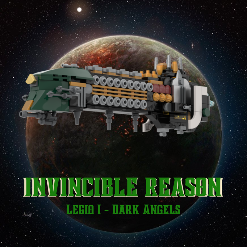 Lego Invincible Reason, desk-scale, Warhammer 40k
