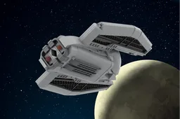Spinning Fuselage Tie fighter