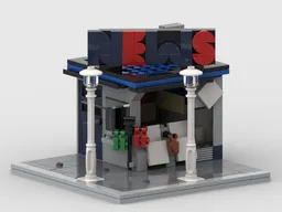 Corner News Stand, Small Modular, updated