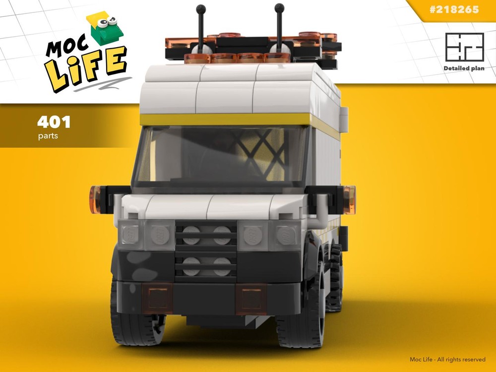 Lego Ford Transit 350 dually roadside service