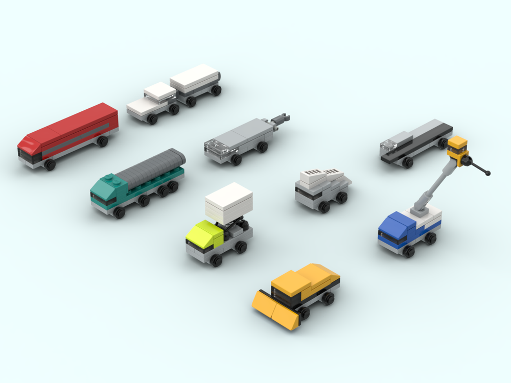 Lego Airport Ground Vehicles